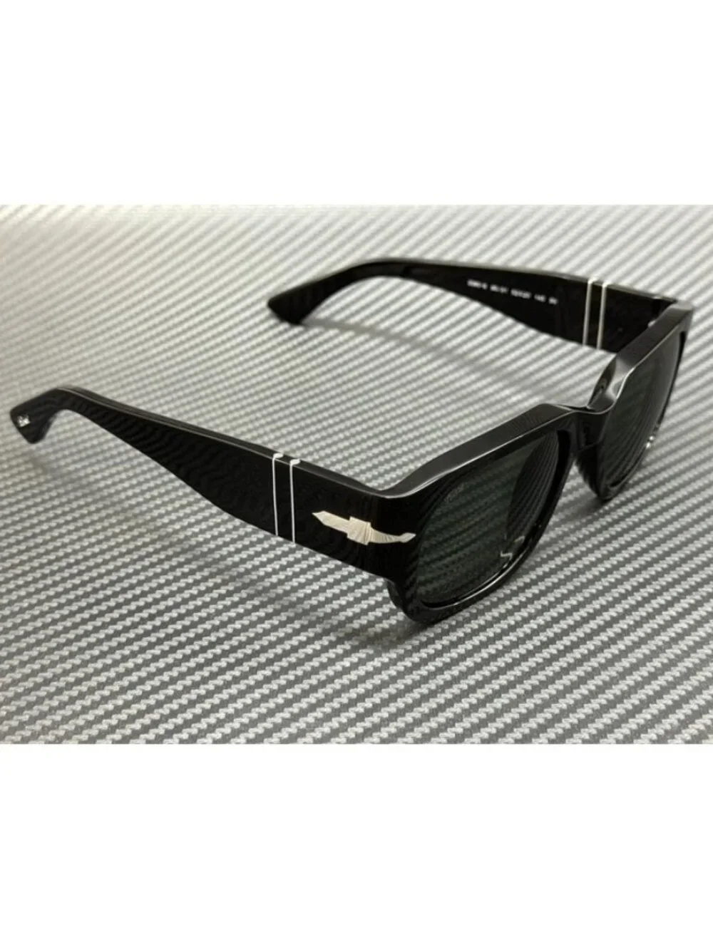 New Persol Men Black Sunglasses 52-20-145